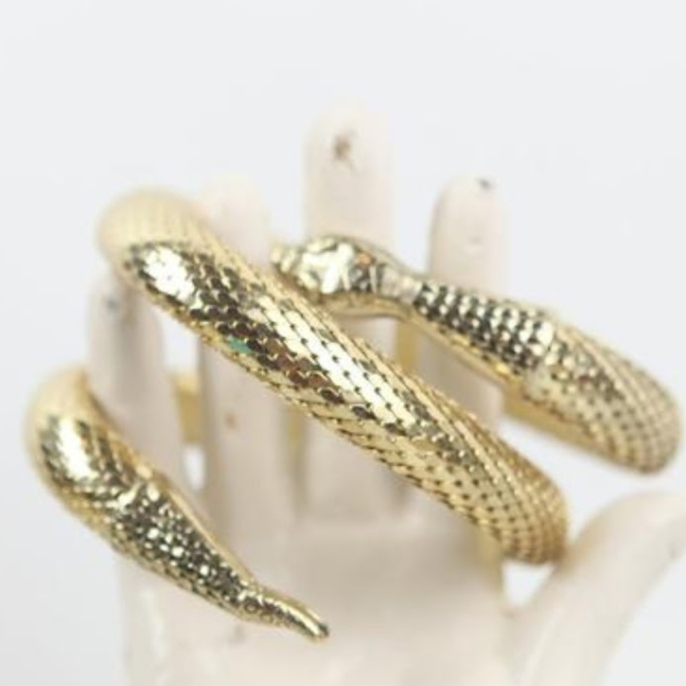Whiting & Davis 3 Coil Snake bracelet